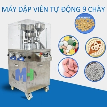Máy Dập Viên Nén Tự Động 9 Chày ZP-9A (MHND-D08)